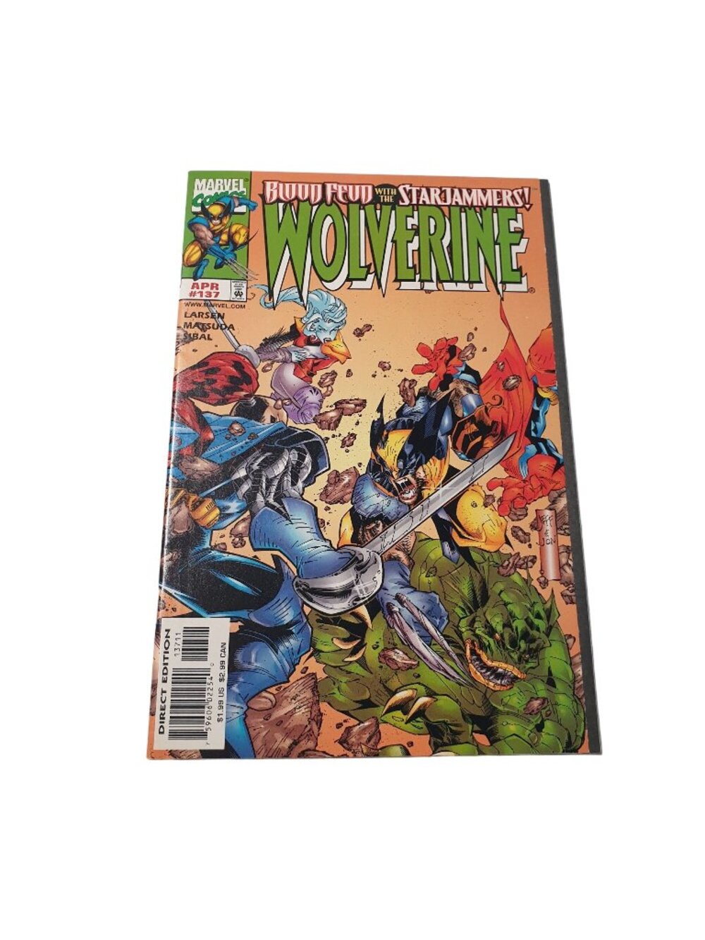 Wolverine 137 April 1999 Marvel Comic Book Blood Feud Collector Bagged Boarded